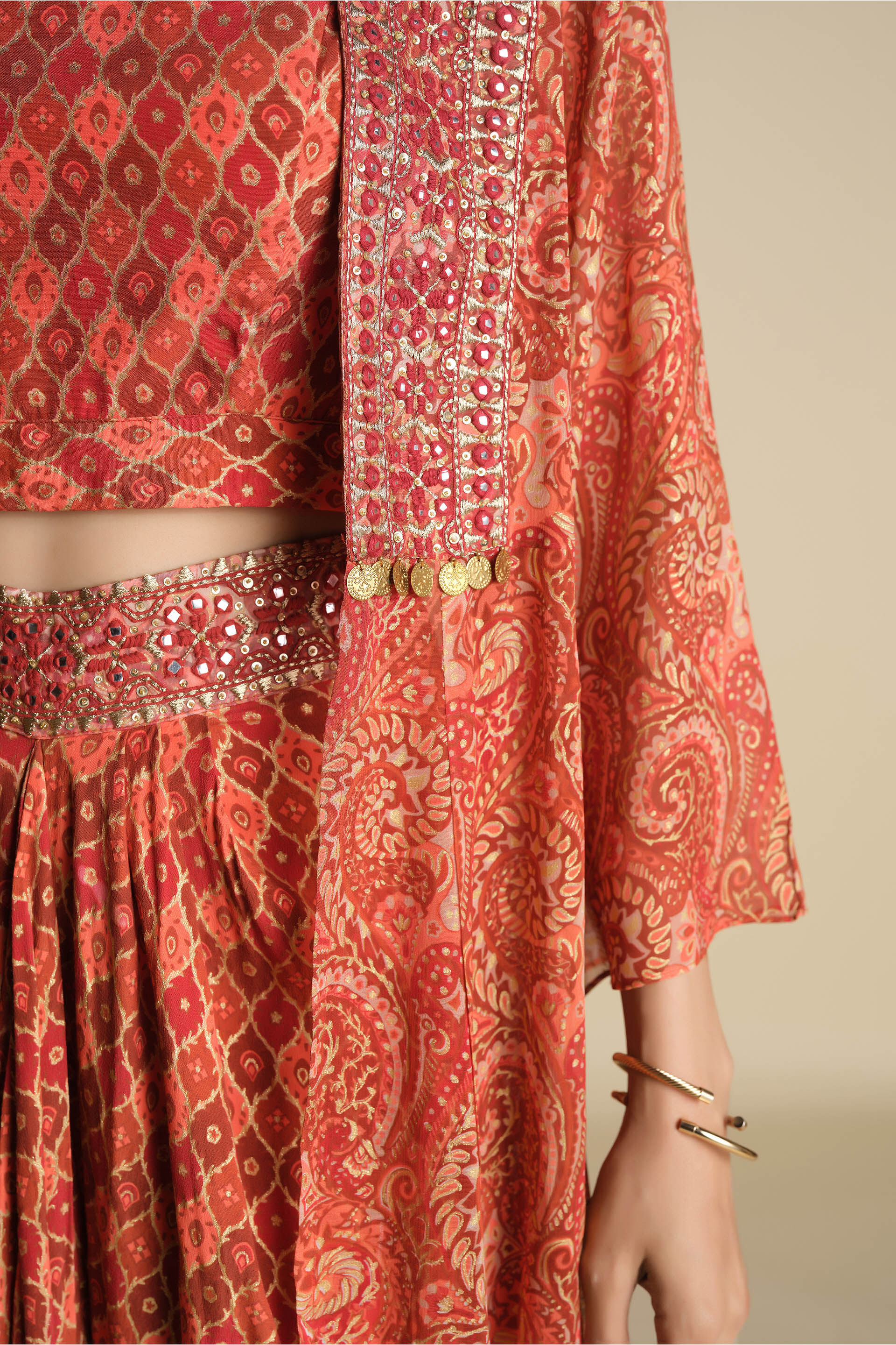 Dillagi Co-ord Set, Rust, image 13